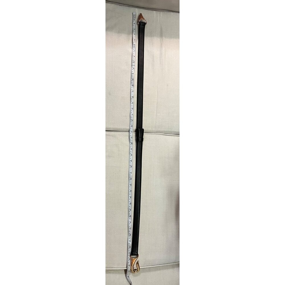 Chicos Belt Womens M/L Used Black Leather - Picture 10 of 16